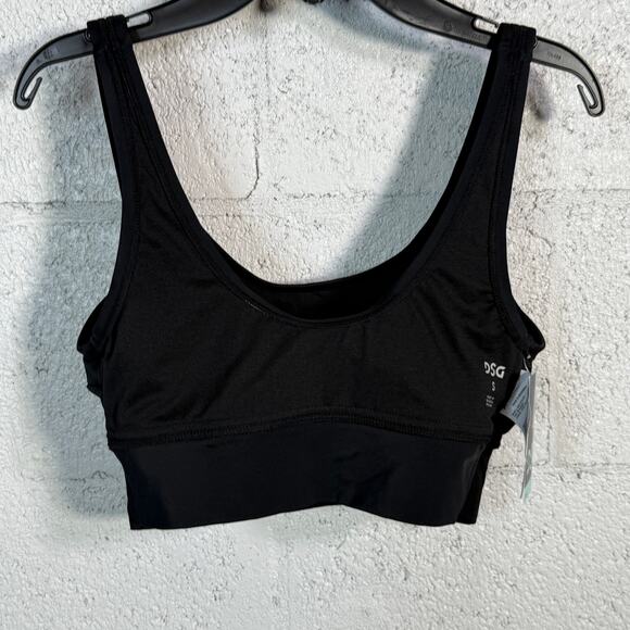 DSG long line scoop neck swim top, Pure Black small - Picture 4 of 6